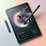 "Apple Pencil en uso con iPad Pro, destacando la mejora de latencia para una experiencia de dibujo y escritura más fluida."