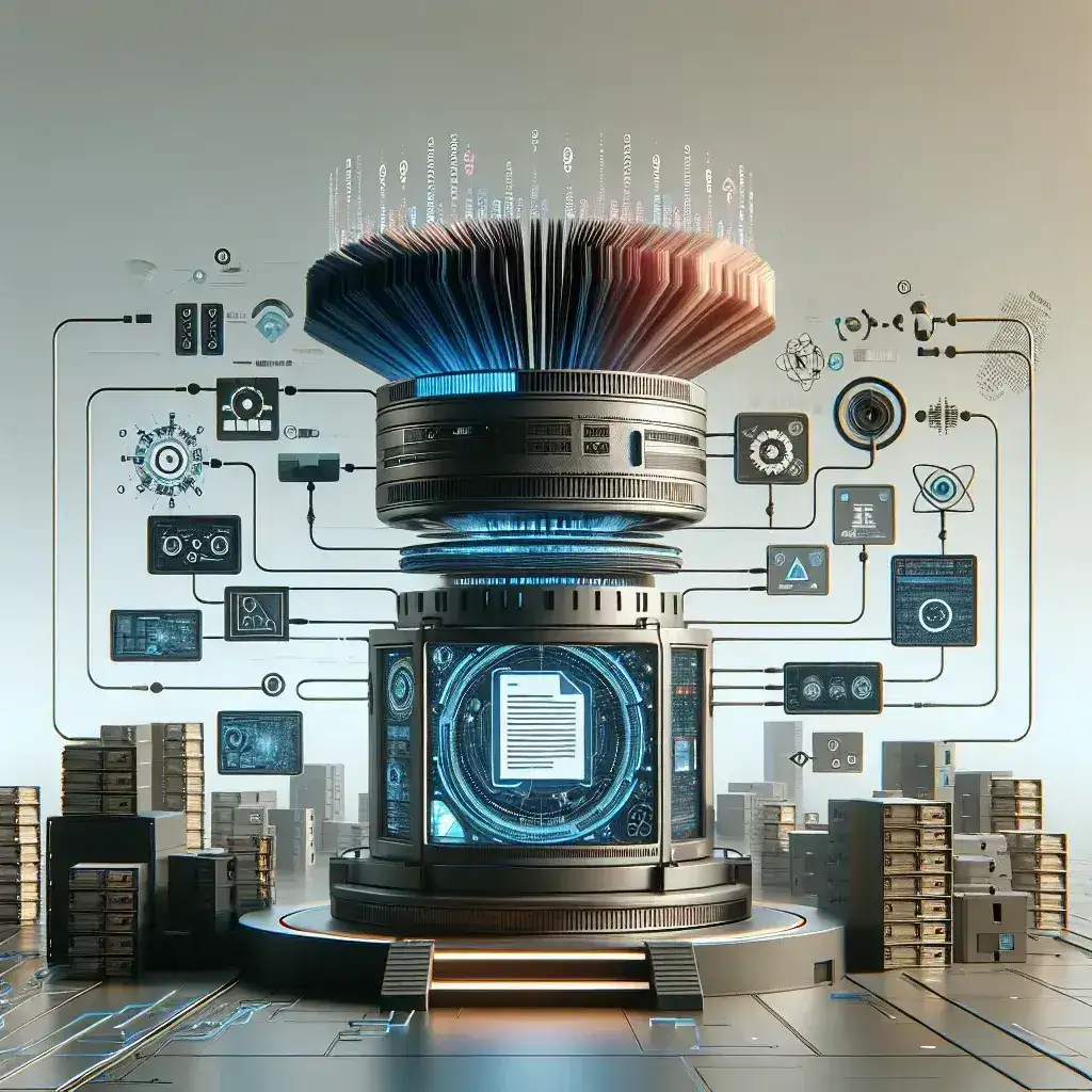 "Imagen de una persona utilizando herramientas tecnológicas avanzadas en una computadora para verificar la autenticidad de contenidos digitales, destacando las nuevas tendencias y métodos en 2024."